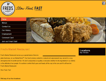 Tablet Screenshot of fredsmarket.com